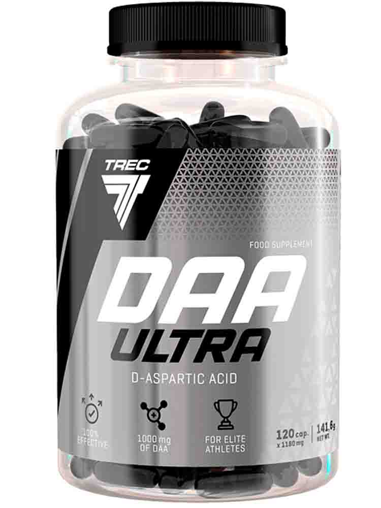 Повышение тестостерона, либидо и гормона роста Trec Nutrition DAA Ultra 120 капс.