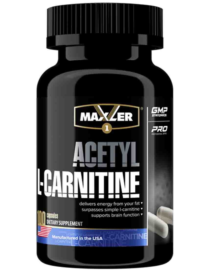 Л-карнитин Maxler (Макслер) Acetyl L-Carnitine 100 капс.