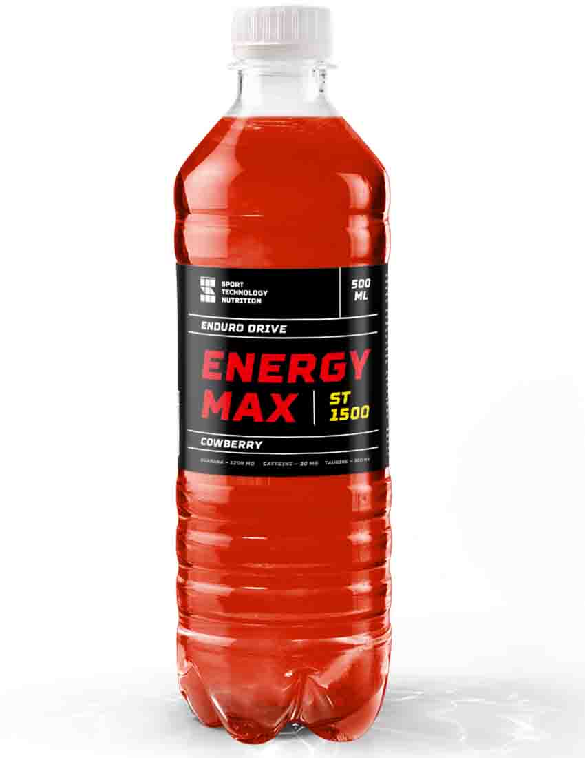 

Напитки SPORTTECH Energy Max 1500 500 мл. вишня