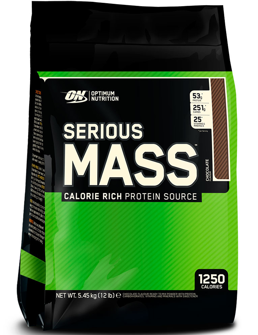 Гейнеры Optimum Nutrition Serious Mass 5455 гр. шоколад