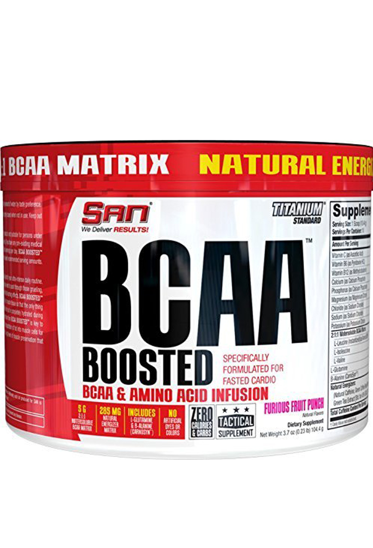 BCAA SAN BCAA Boosted 114 гр. фруктовый пунш