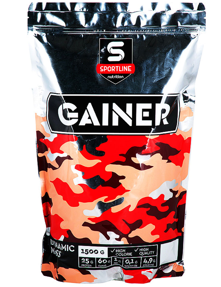 Гейнеры Sportline Nutrition Dynamic Mass 1000 гр. пломбир