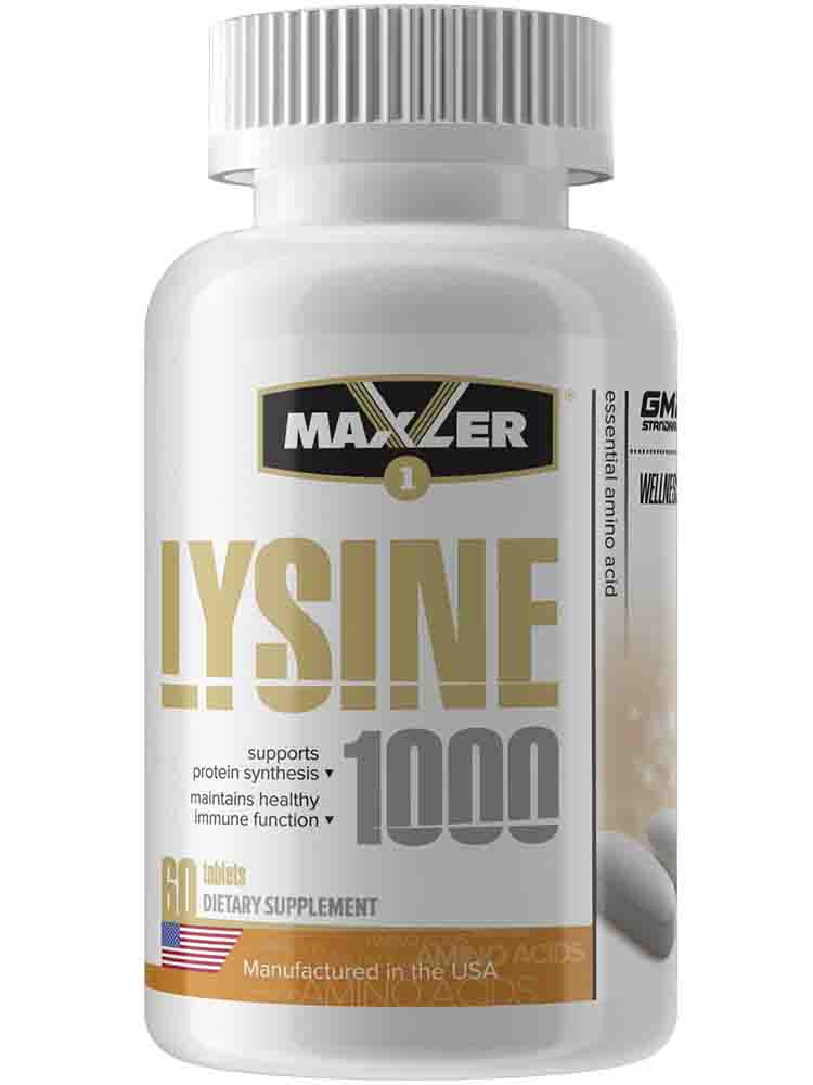 

Отдельные аминокислоты Maxler (Макслер) Lysine 1000 60 табл.