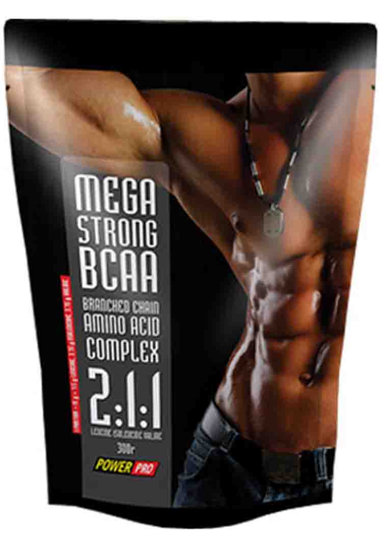 

BCAA POWER PRO BCAA 2:1:1 Mega Strong 300 гр. нейтральный