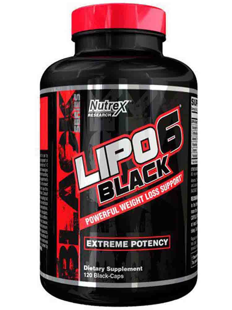 Жиросжигатели Nutrex Lipo 6 Black 120 капс.