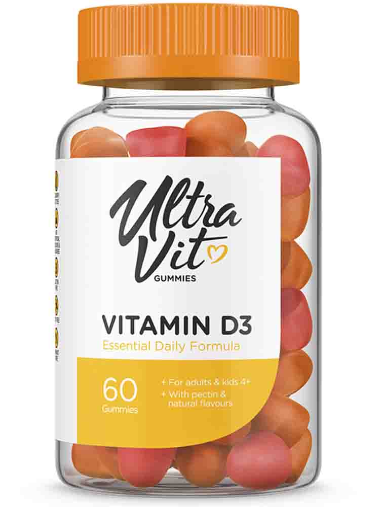 Отдельные витамины UltraVit Gummies Vitamin D3 60 капс.