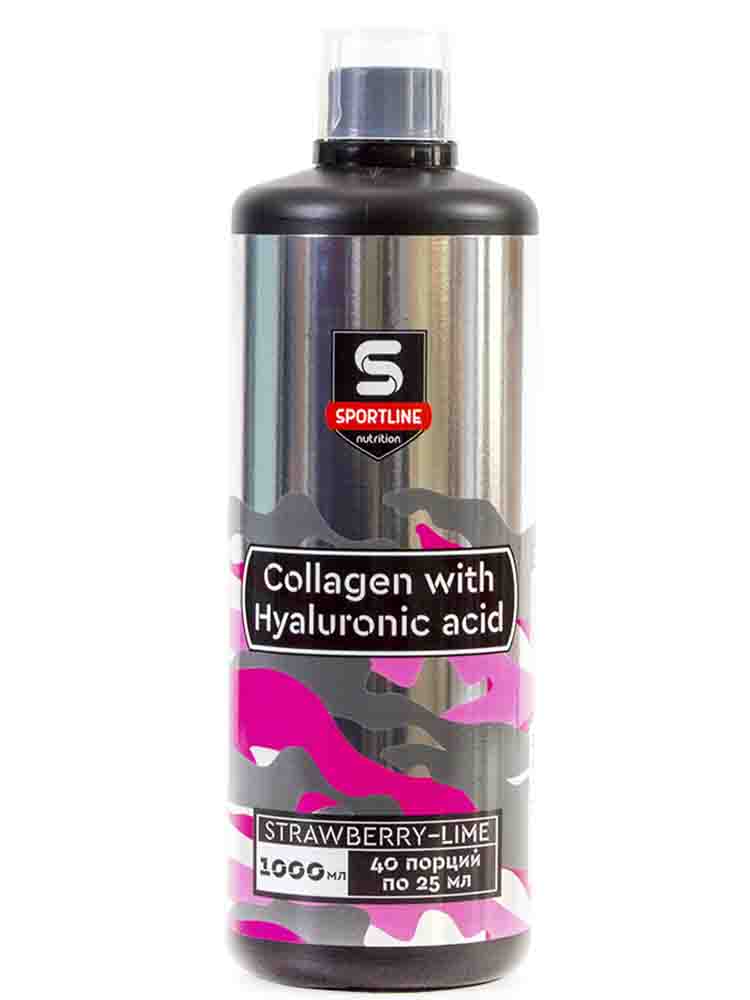 

Витамины и БАДы для суставов Sportline Nutrition Collagen with Hyaluronic acid 1000 мл. клубника-лайм