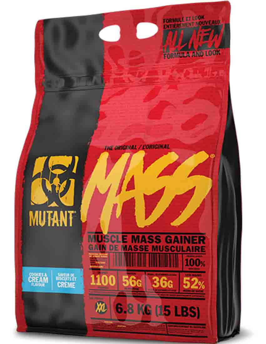 Гейнеры Mutant Mutant Mass 2270 гр. клубника-банан