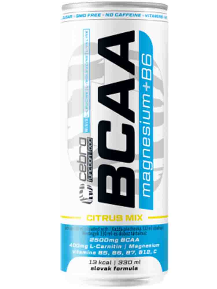 BCAA CEBRA BCAA Mg+B6 330 мл. цитрус