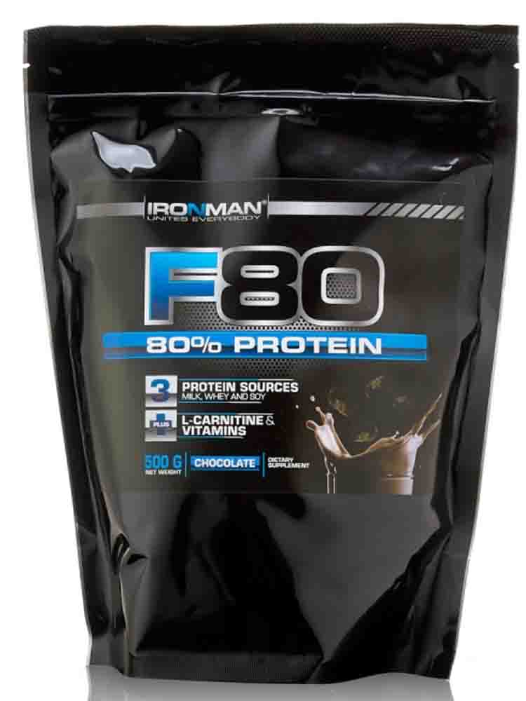 Протеины Ironman F-80 500 гр. шоколад