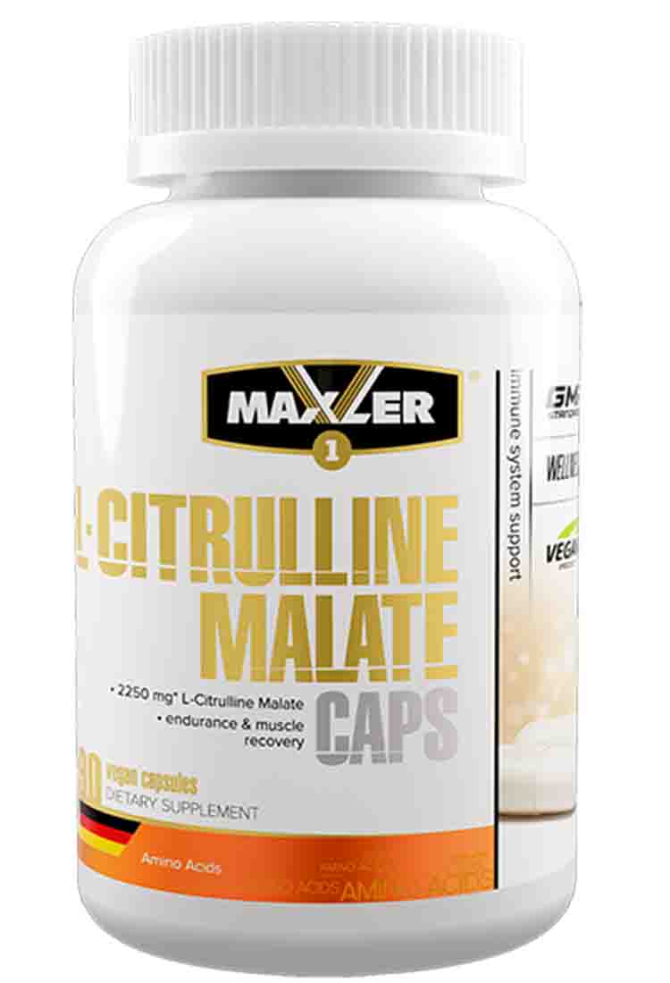 

Отдельные аминокислоты Maxler (Макслер) L-Citrulline Malate Caps 90 вег.капс.