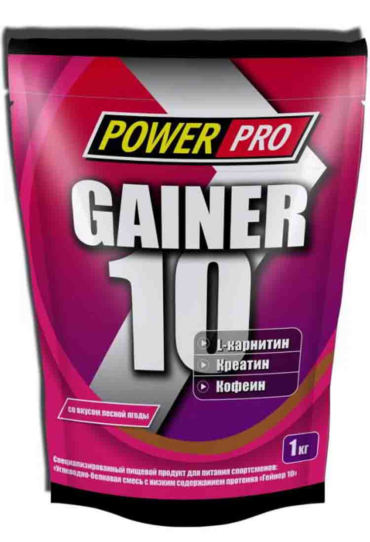 Гейнеры POWER PRO Gainer 10 1000 гр. лесные ягоды