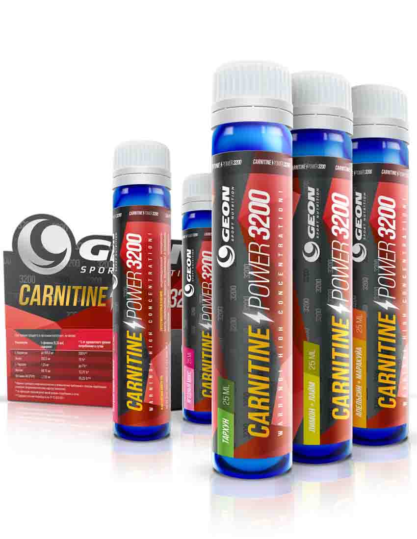

Л-карнитин GEON Carnitine Power 3200 20 амп. х 25 мл. апельсин-маракуйя