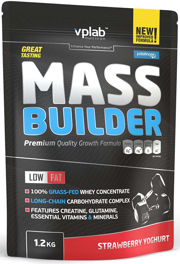 Гейнеры VPLab Nutrition Mass Builder 1200 гр. печенье-крем