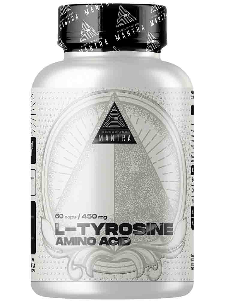 

Отдельные аминокислоты Biohacking Mantra Tyrosine 60 капс.