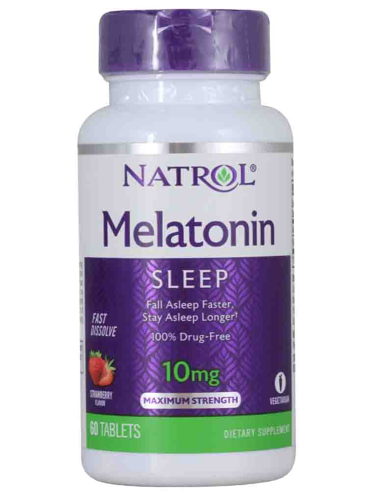 

Добавки для сна Natrol Melatonin 10 мг Fast Dissolve 60 табл.