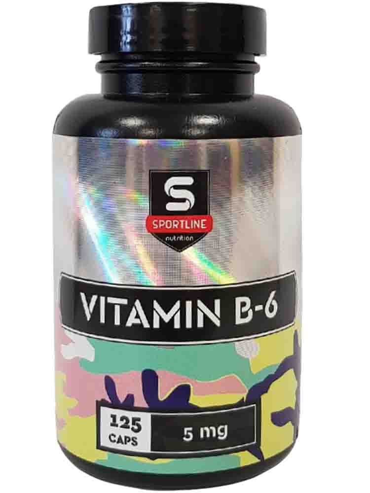 

Витамины группы B Sportline Nutrition Vitamin B6 125 капс.