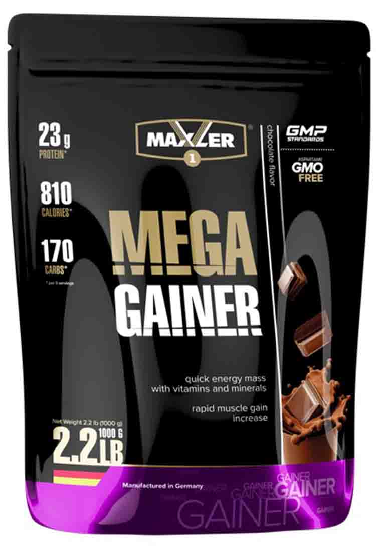 Гейнеры Maxler (Макслер) Mega Gainer 1000 гр. клубника