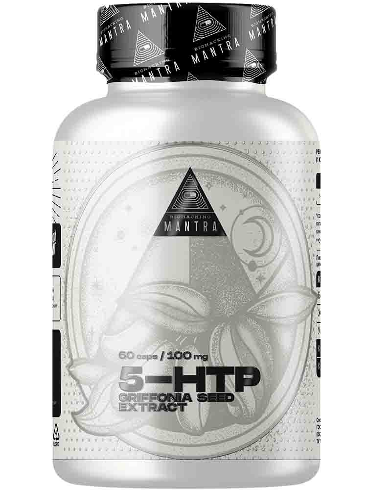 

Добавки для сна Biohacking Mantra Biohacking Mantra 5-HTP Grifonia Seed Extract 60 капс.