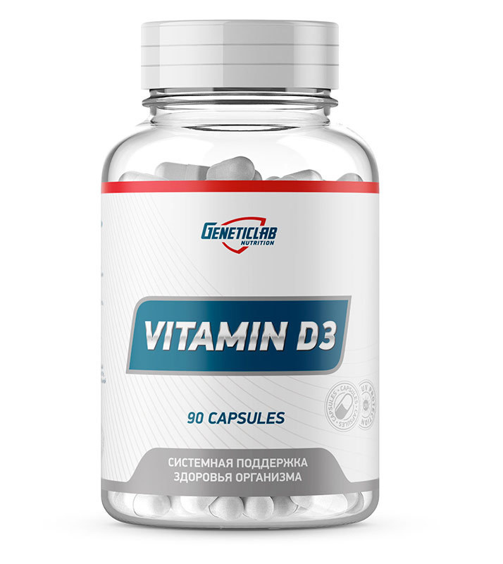 Отдельные витамины Geneticlab Nutrition Vitamin D3 90 капс.