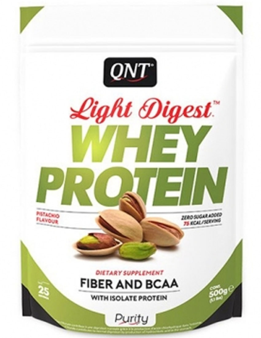 Протеины QNT Whey Protein Light Digest 500 гр. бельгийский шоколад