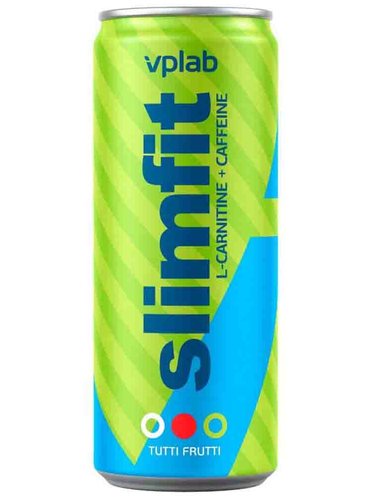 Л-карнитин VPLab Nutrition SlimFit L-Carnitine + Caffeine 330 мл. тутти-фрутти