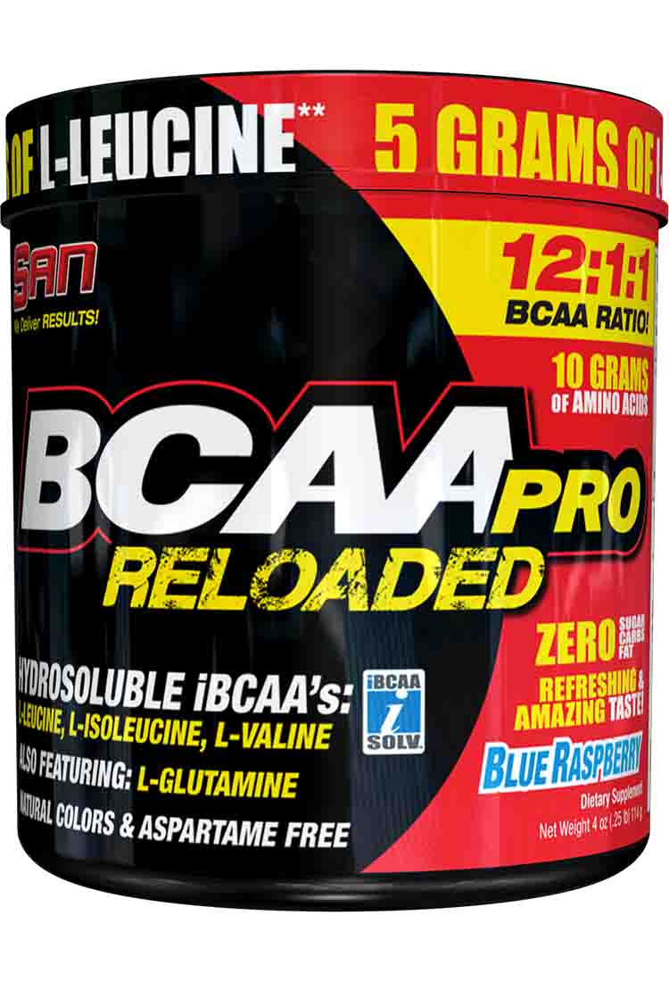 BCAA SAN BCAA-Pro Reloaded Powder 114 гр. гранат
