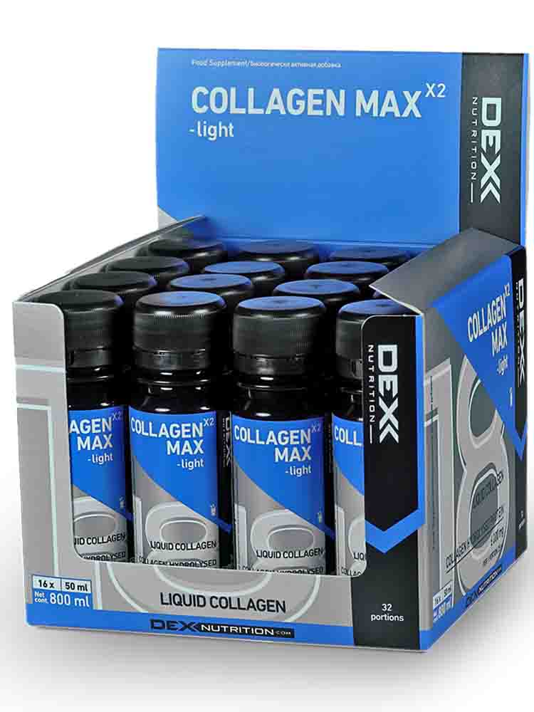 

Витамины и БАДы для суставов DEX Nutrition Collagen Max - light Box 16 х 50 мл.