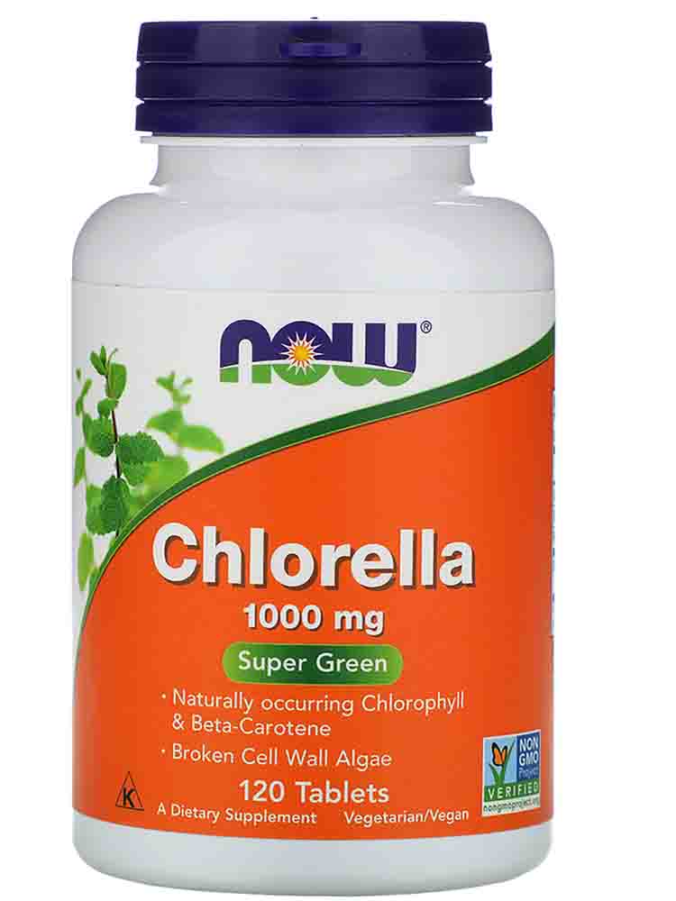 

Биодобавки NOW Chlorella 1000 mg 60 табл.