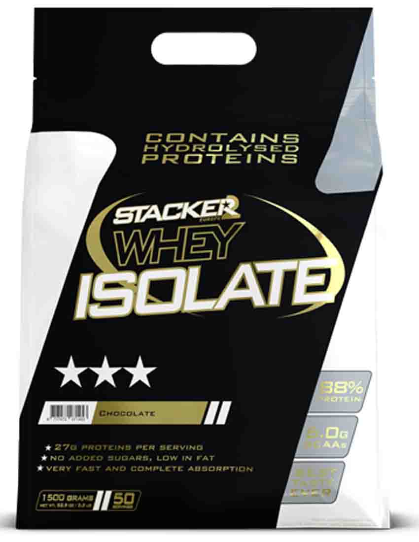 Протеины Stacker2 Europe Whey Isolate 750 гр. клубника