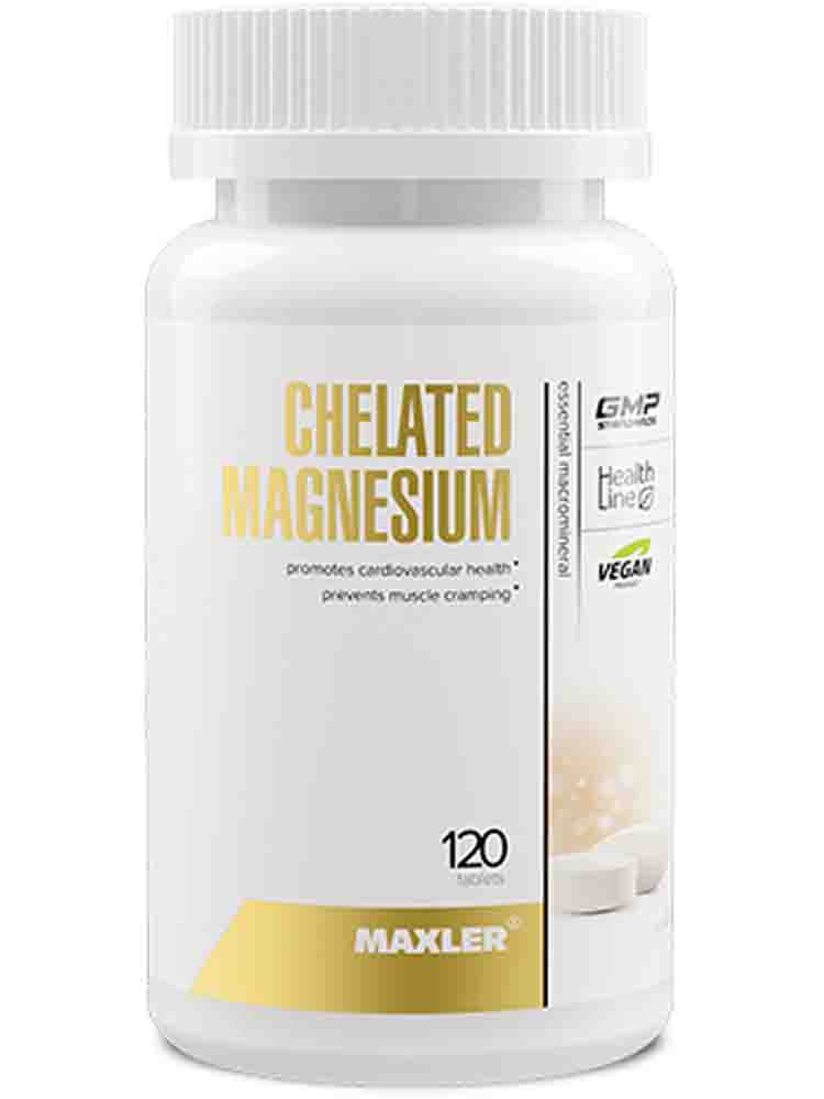 

Минералы Maxler (Макслер) Chelated Magnesium 60 вег. таб.