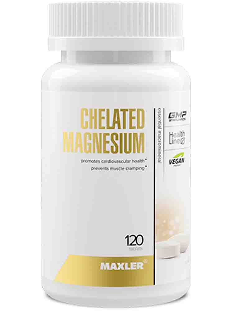 Минералы Maxler (Макслер) Chelated Magnesium 60 вег. таб.