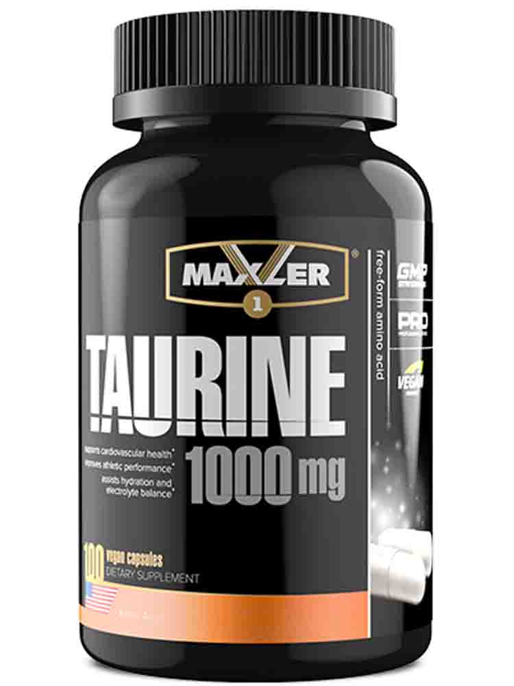 

Отдельные аминокислоты Maxler (Макслер) Taurine 1000 mg 100 вег. капс.
