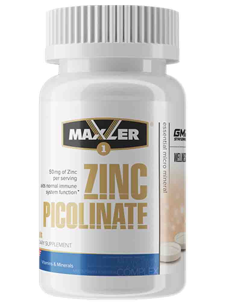 Минералы Maxler (Макслер) Zinc Picolinate 60 табл.