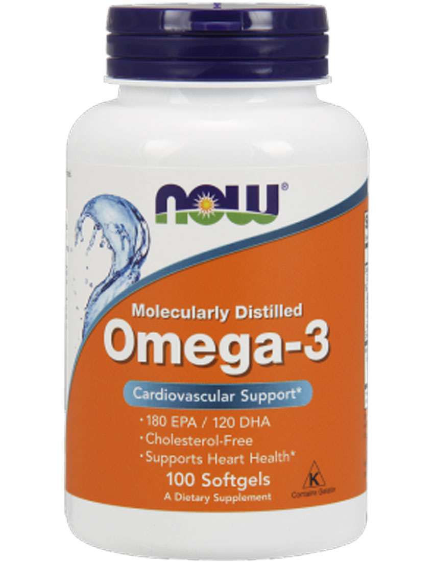 

Жирные кислоты NOW Omega-3 1000 мг 100 гел.капс.