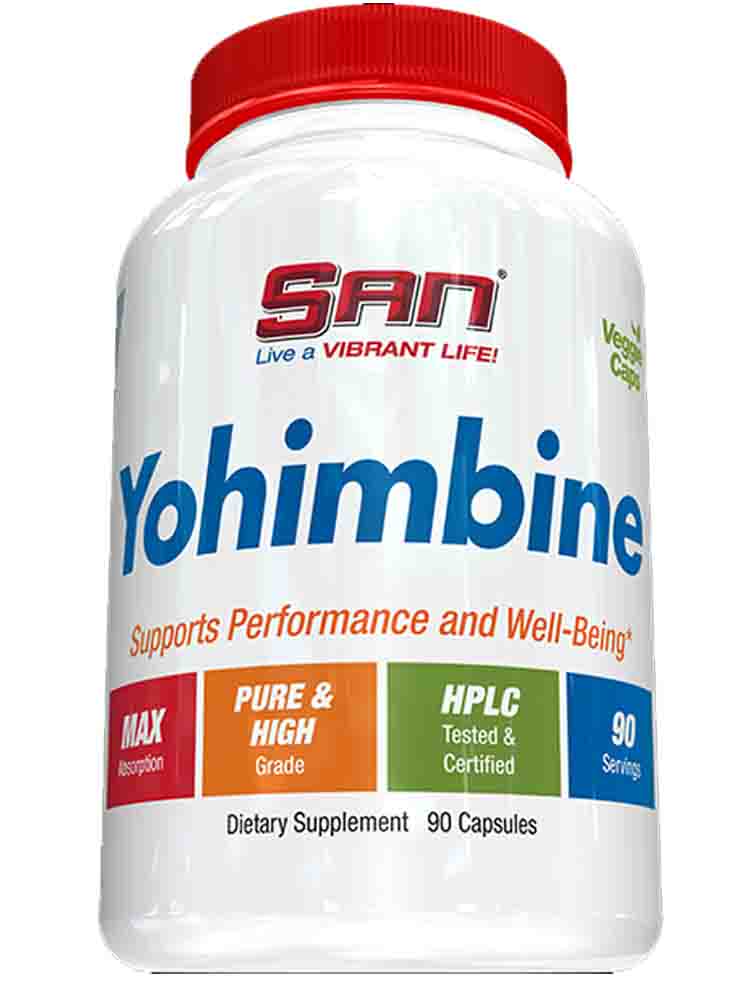 Повышение тестостерона, либидо и гормона роста SAN Yohimbine 90 капс.