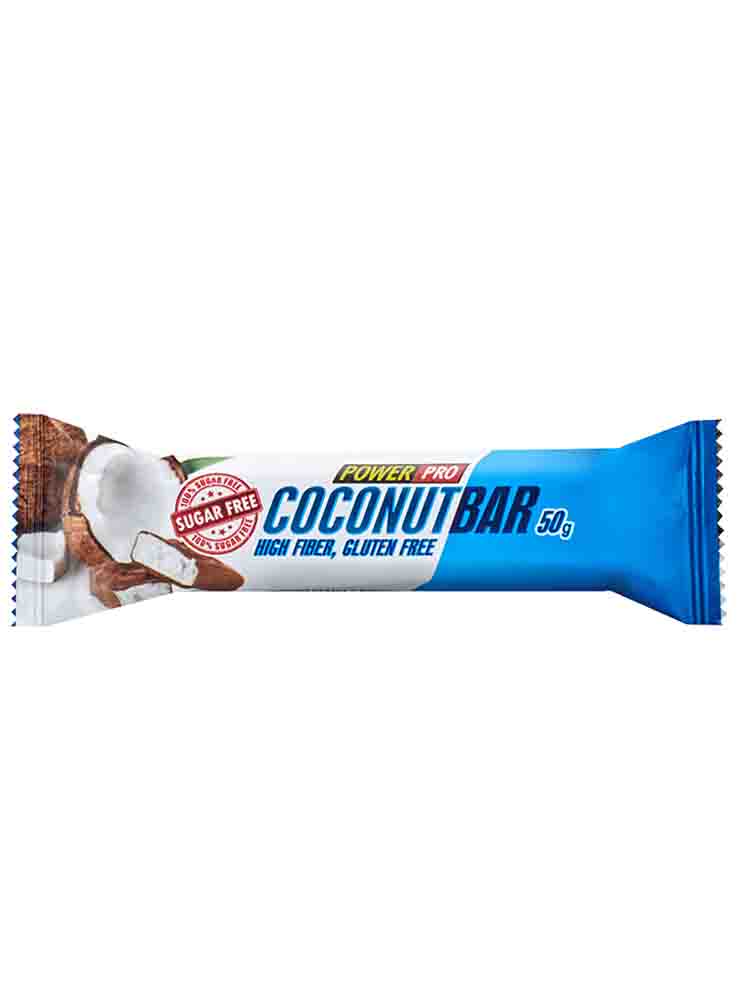 Протеиновые батончики POWER PRO Батончик протеиновый Coconut Bar 50 гр. кокос