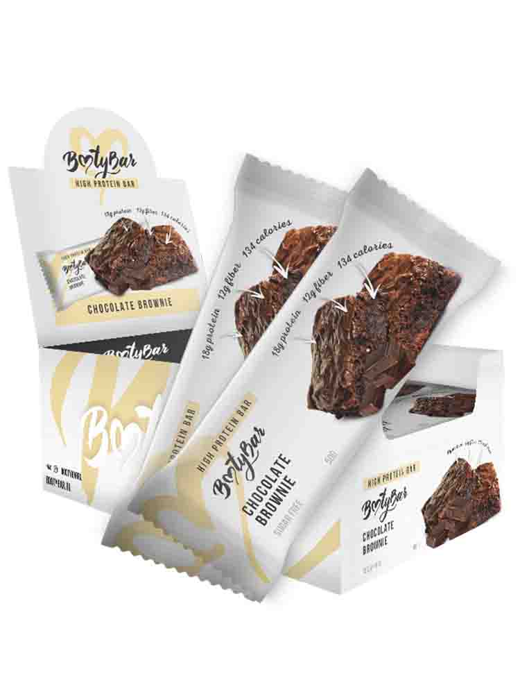 Протеиновые батончики BootyBar HIGH PROTEIN BAR 50 гр. шоколадный брауни