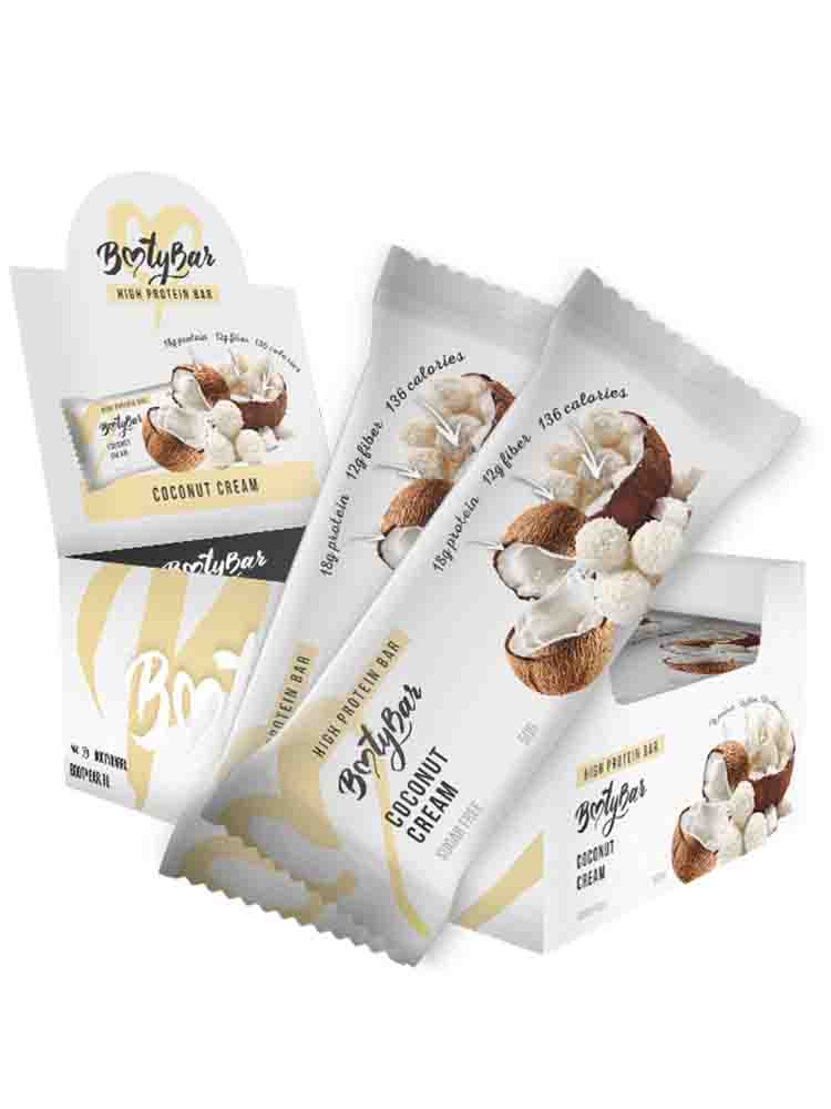 Протеиновые батончики BootyBar HIGH PROTEIN BAR 50 гр. кокосовый крем