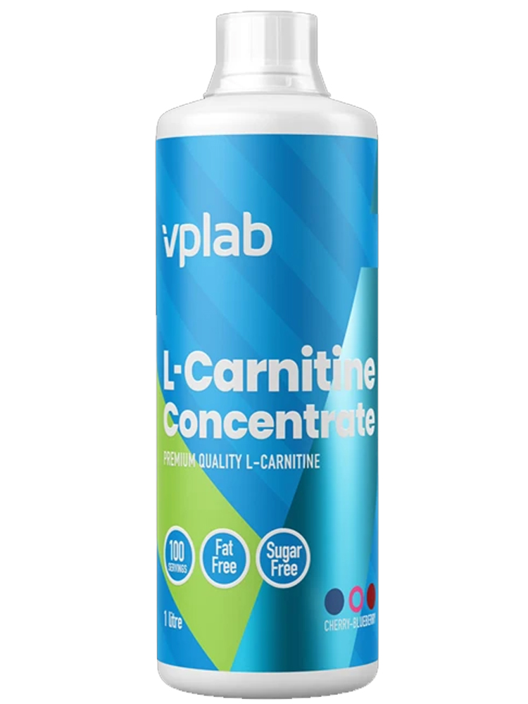 Л-карнитин VPLab Nutrition L-Carnitine concentrate 500 мл. вишня-черника