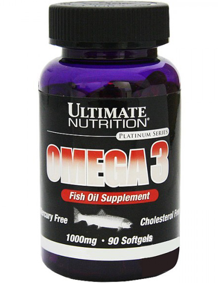 

Жирные кислоты Ultimate Nutrition Omega 3 Fish Oil Supplement 90 капс.