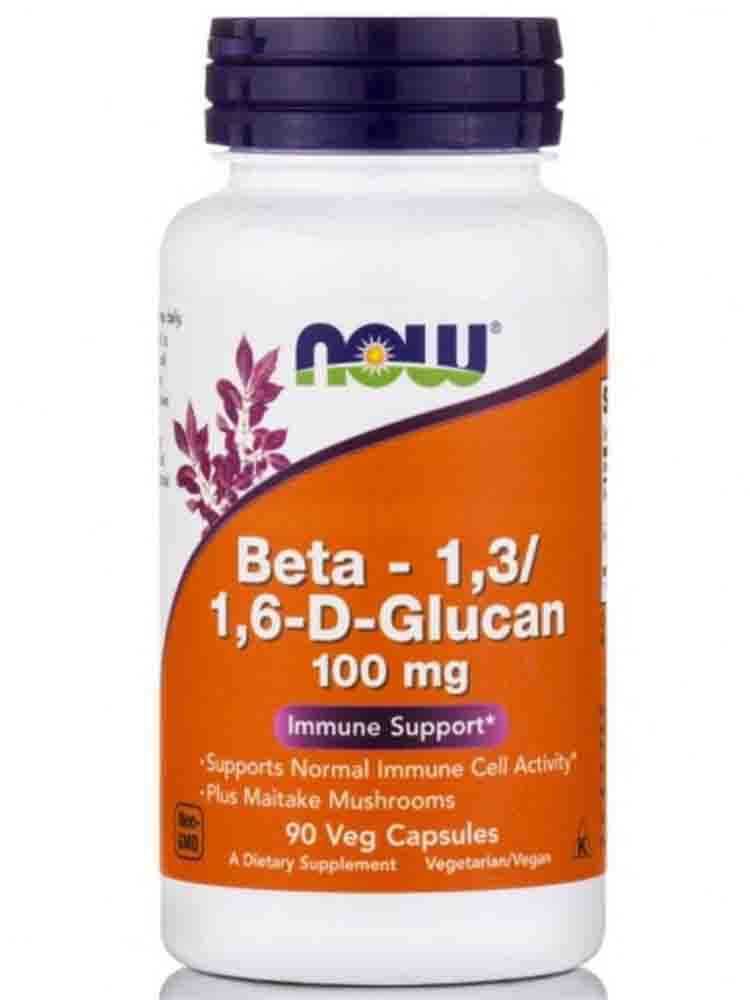 

Препараты для здоровья NOW Beta-1,3/1,6-D-Glucan 90 капс.