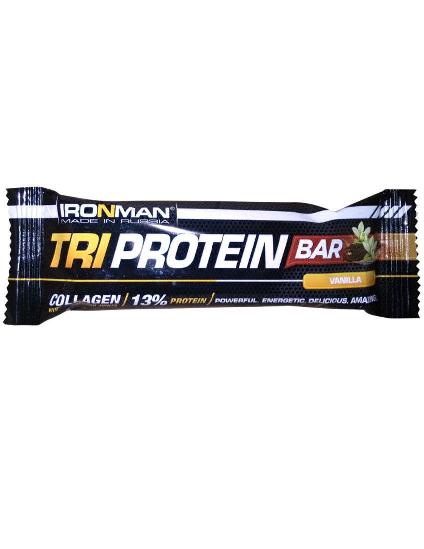Протеиновые батончики Ironman Tri Protein Bar 50 гр. банан
