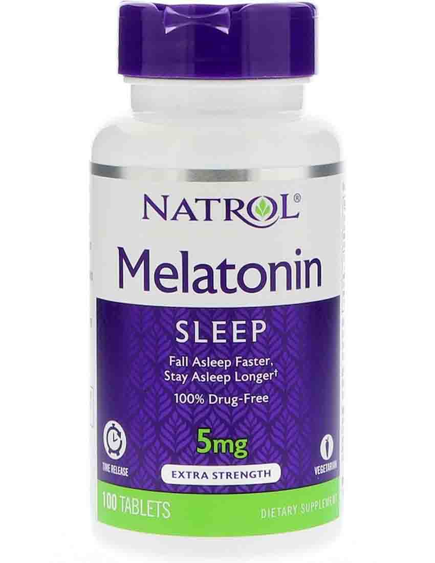 

Добавки для сна Natrol Melatonin 5 mg Time Release 100 табл.