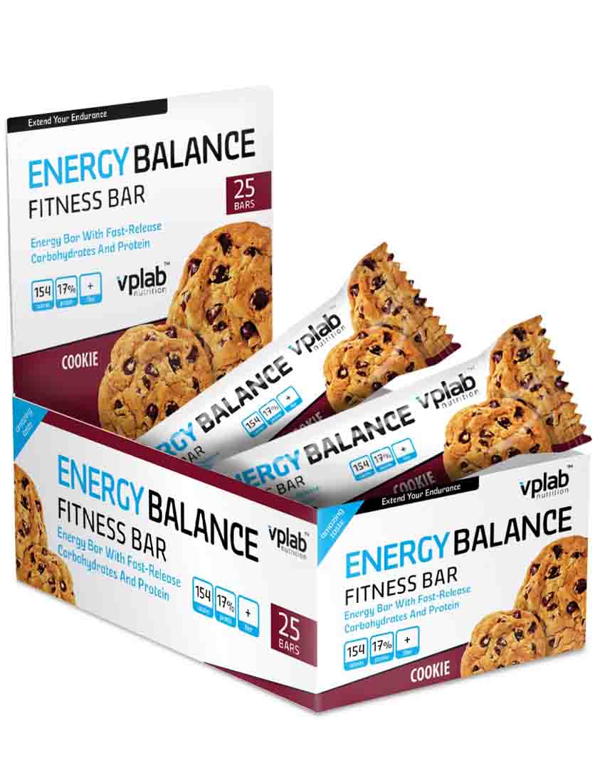 Протеиновые батончики VPLab Nutrition Energy Balance Bar 35 гр. шоколад