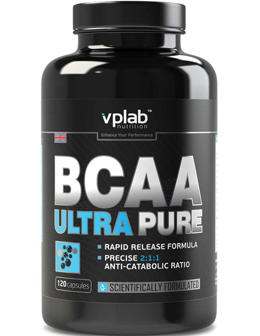 BCAA VPLab Nutrition BCAA Ultra Pure 120 капс.
