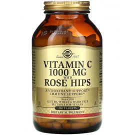 Solgar Vitamin C 1000 mg with Rose Hips