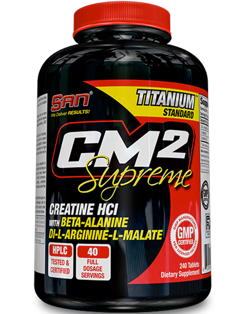 Креатин CM2 Supreme от SAN – эффективный спортивный препарат